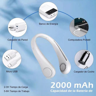 ELYON AIR LOOP™ -VENTILADOR DE CUELLO PORTÁTIL