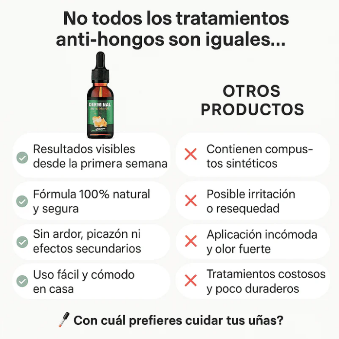 DermiNail ELYON™ – TRATAMIENTO ANTI HONGOS 7 DÍAS 100% NATURAL