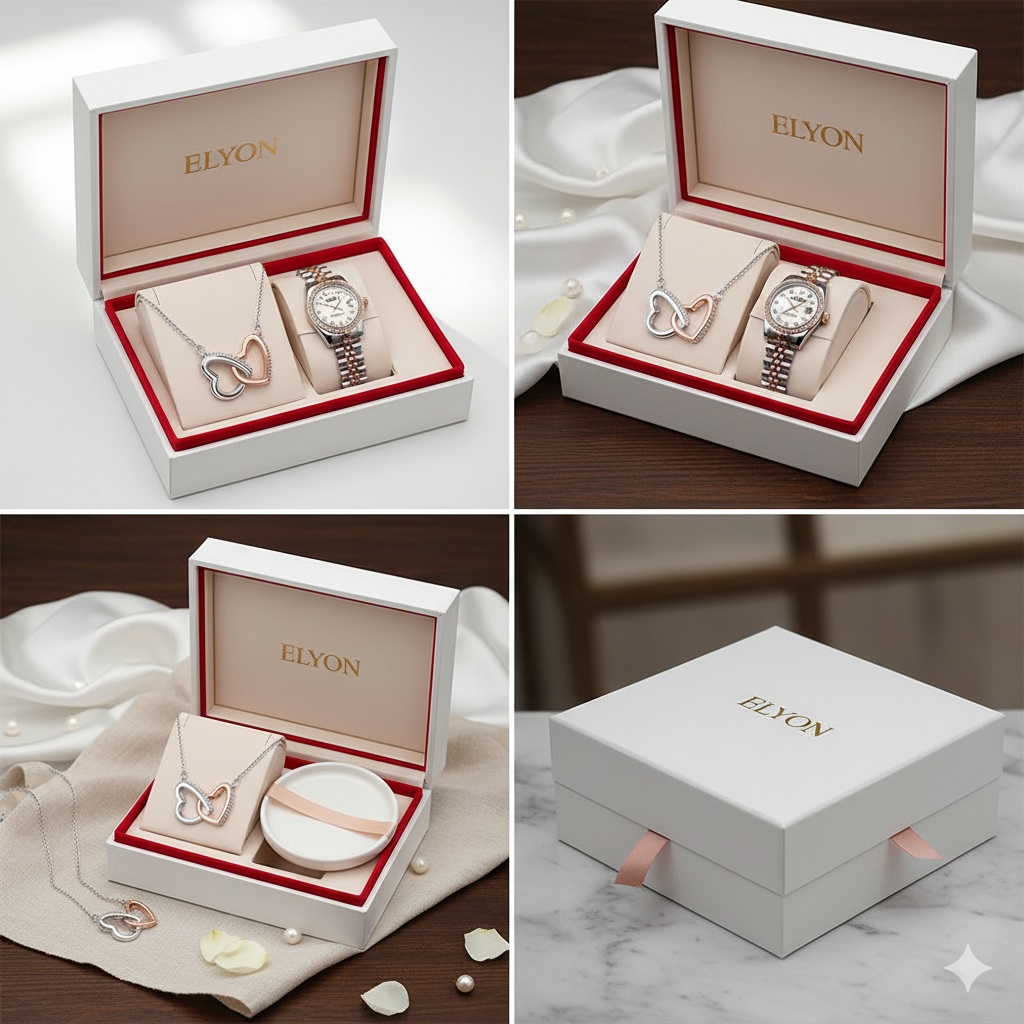 PACK REGALO RELOJ + COLLAR ELYON