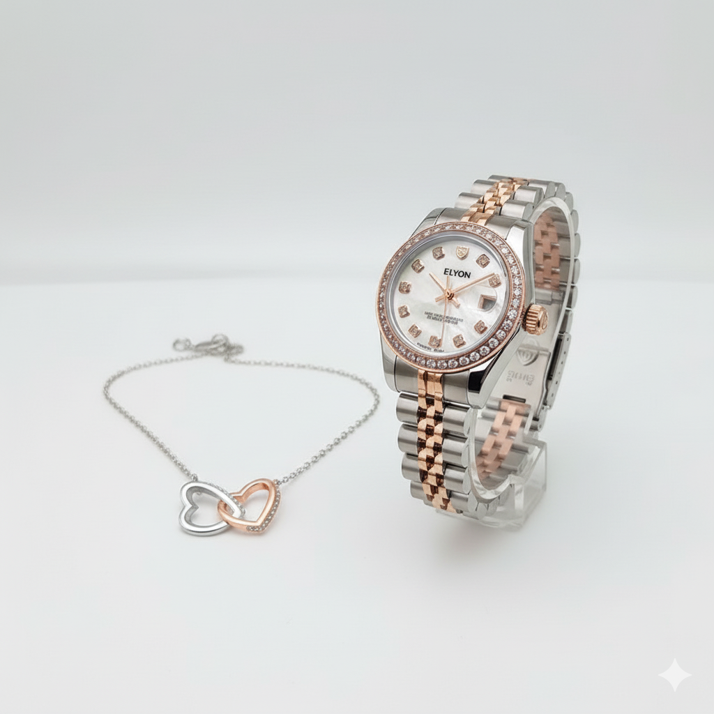 PACK REGALO RELOJ + COLLAR ELYON