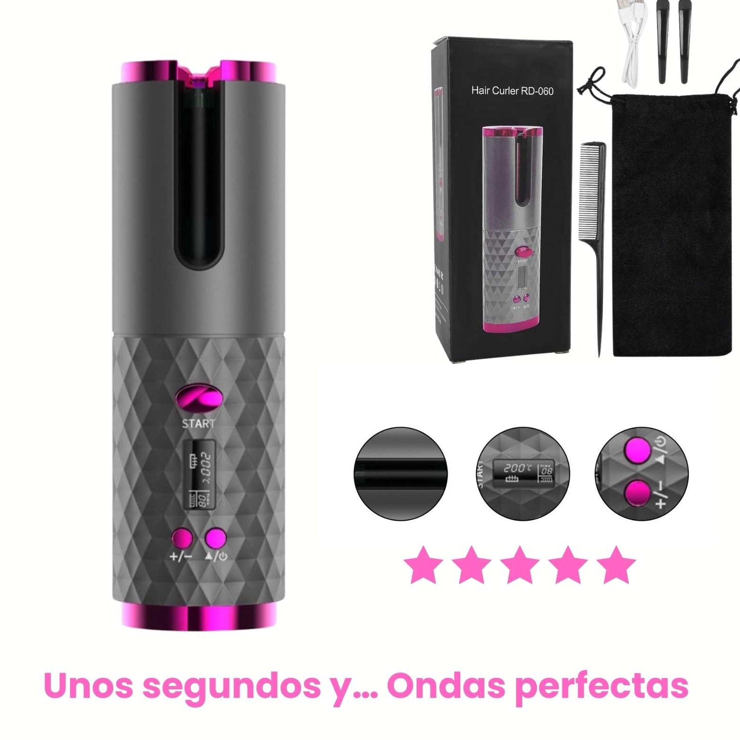 RIZADOR DE CABELLO AUTOMÁTICO