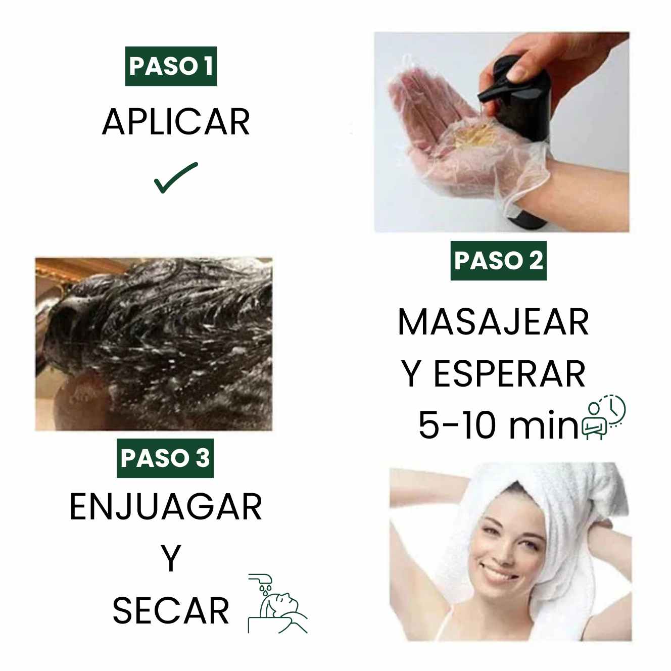 Champú HairDye® ANTICANAS - (OFERTA 2X1)