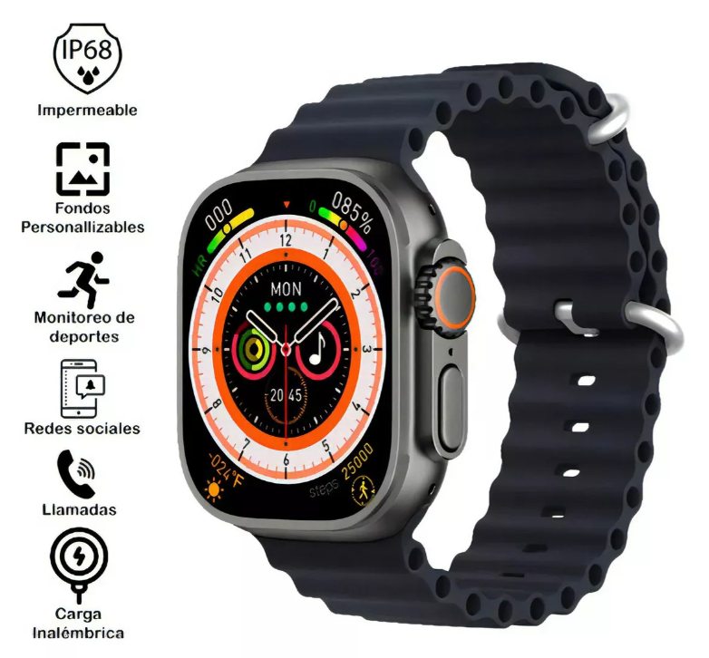SmartWatch ULTRA PRO®️ +🎁 2 CORREAS GRATIS Y AIRPODS 2