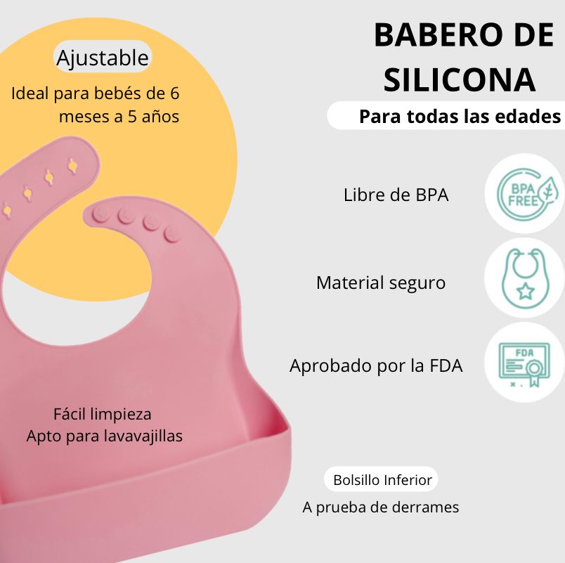 SET VAJILLA ROSA BEBÉ