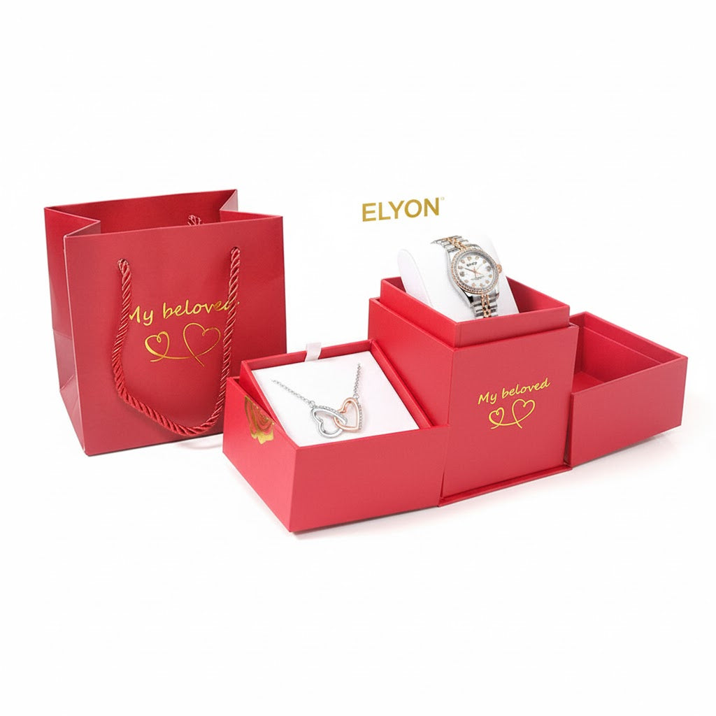 PACK REGALO RELOJ + COLLAR ELYON