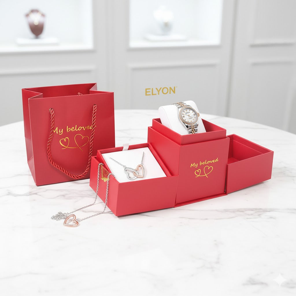 PACK REGALO RELOJ + COLLAR ELYON