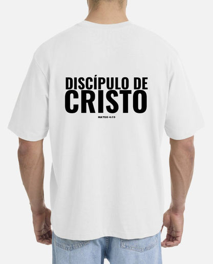 CAMISETA OVERSIZE HOMBRE - MATEO 4:19