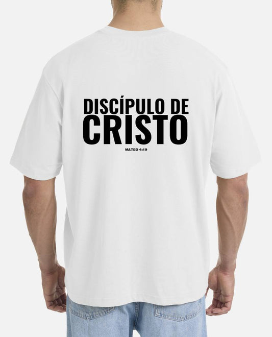 CAMISETA OVERSIZE HOMBRE - MATEO 4:19