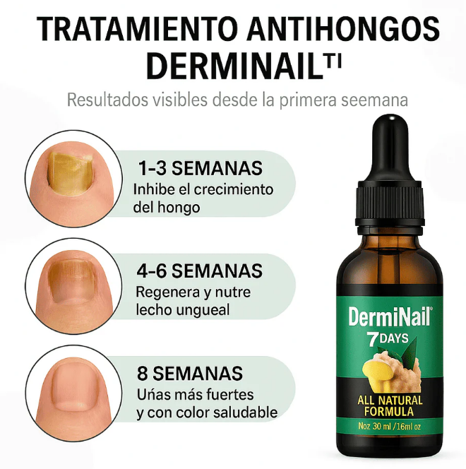DermiNail ELYON™ – TRATAMIENTO ANTI HONGOS 7 DÍAS 100% NATURAL