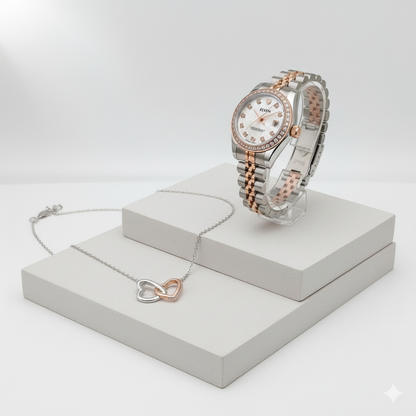 PACK REGALO RELOJ + COLLAR ELYON