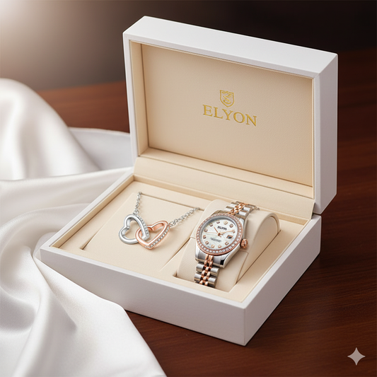 PACK REGALO RELOJ + COLLAR ELYON