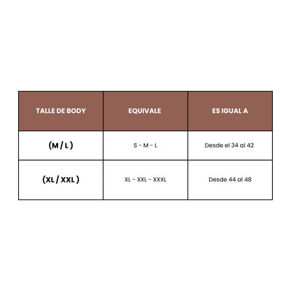 BODY MODELADOR REDUCTOR ELYON®️ 2X1