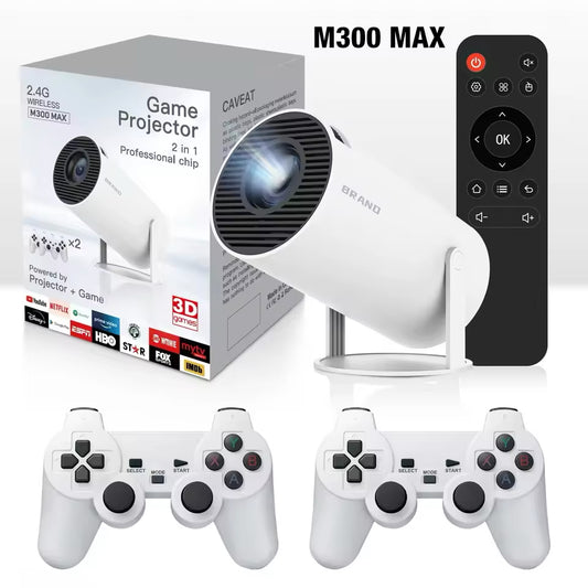 Proyector + 2 MANDOS con 10.000 videojuegos