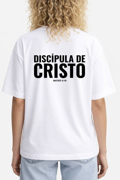 CAMISETA OVERSIZE MUJER - MATEO 4:19
