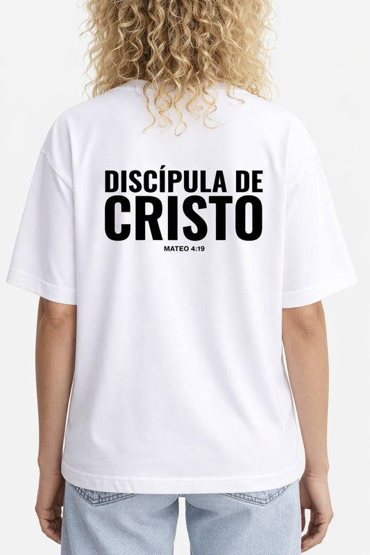 CAMISETA OVERSIZE MUJER - MATEO 4:19