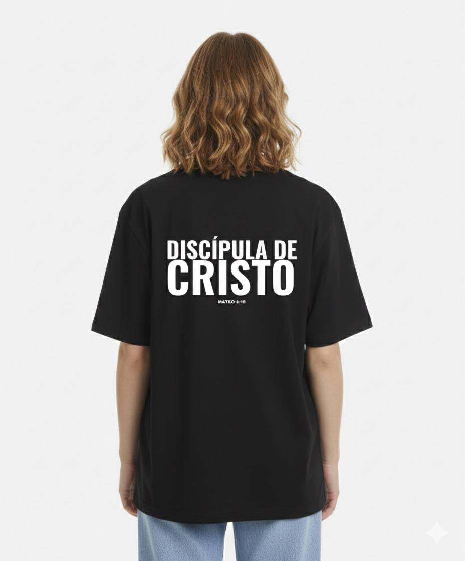 CAMISETA OVERSIZE MUJER - MATEO 4:19