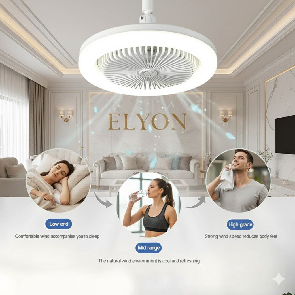 VENTILADOR DE TECHO LUZ LED - ÚLTIMAS UNIDADES